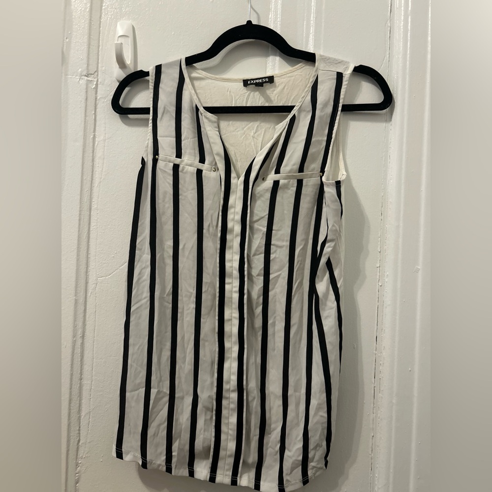Express Striped Work Tank